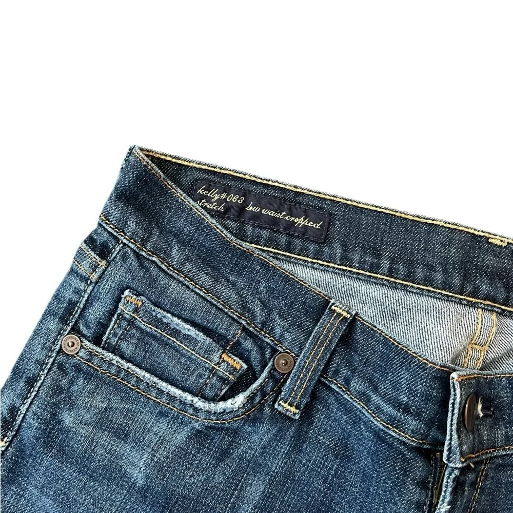 Citizens Of Humanity Kelly # 063 Low Waisted Cropped Stretch Size 27